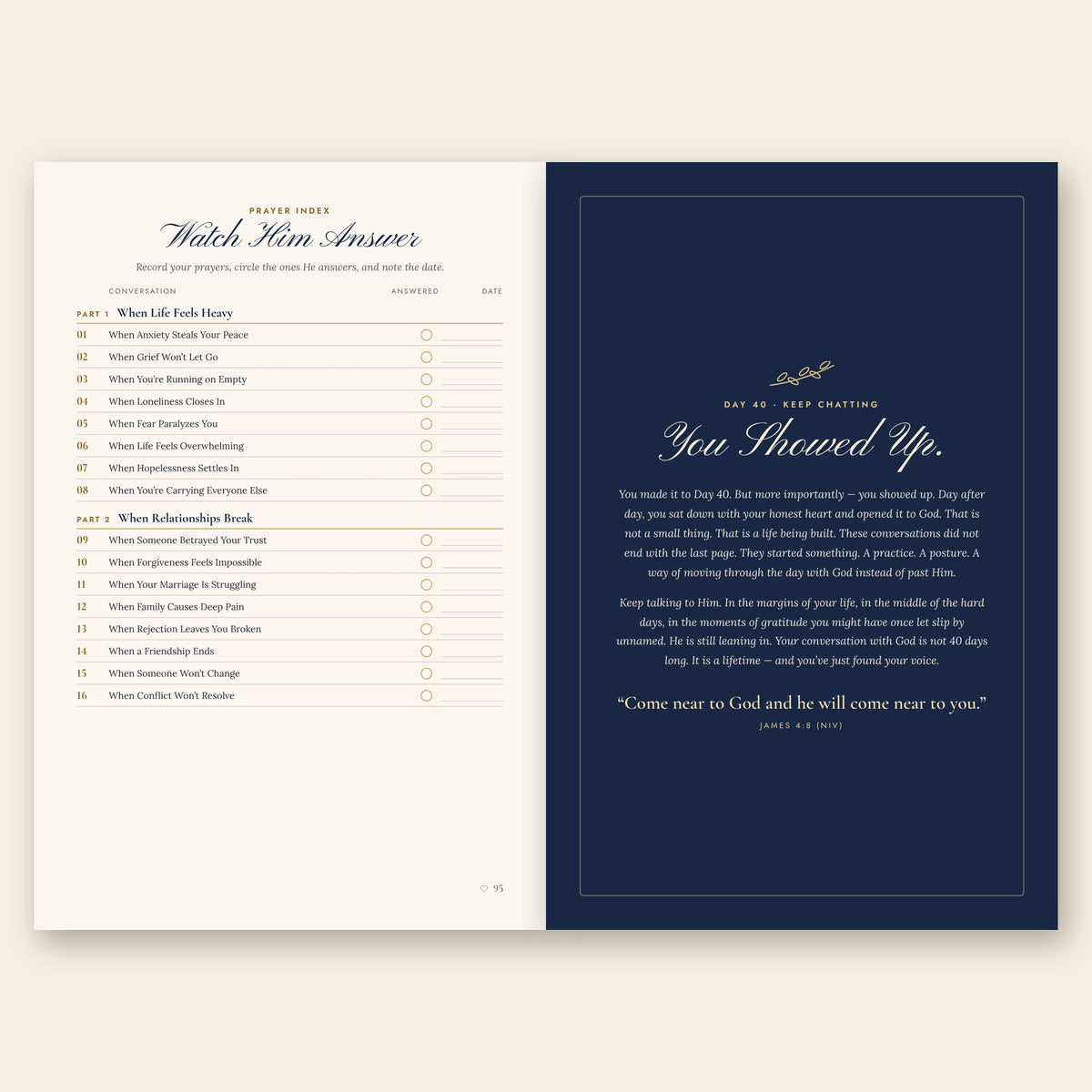 Jesus, Can We Chat? 40-Day Christian Prayer Journal